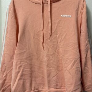 adidas Peach Pink Women's Hooded Sweatshirt
